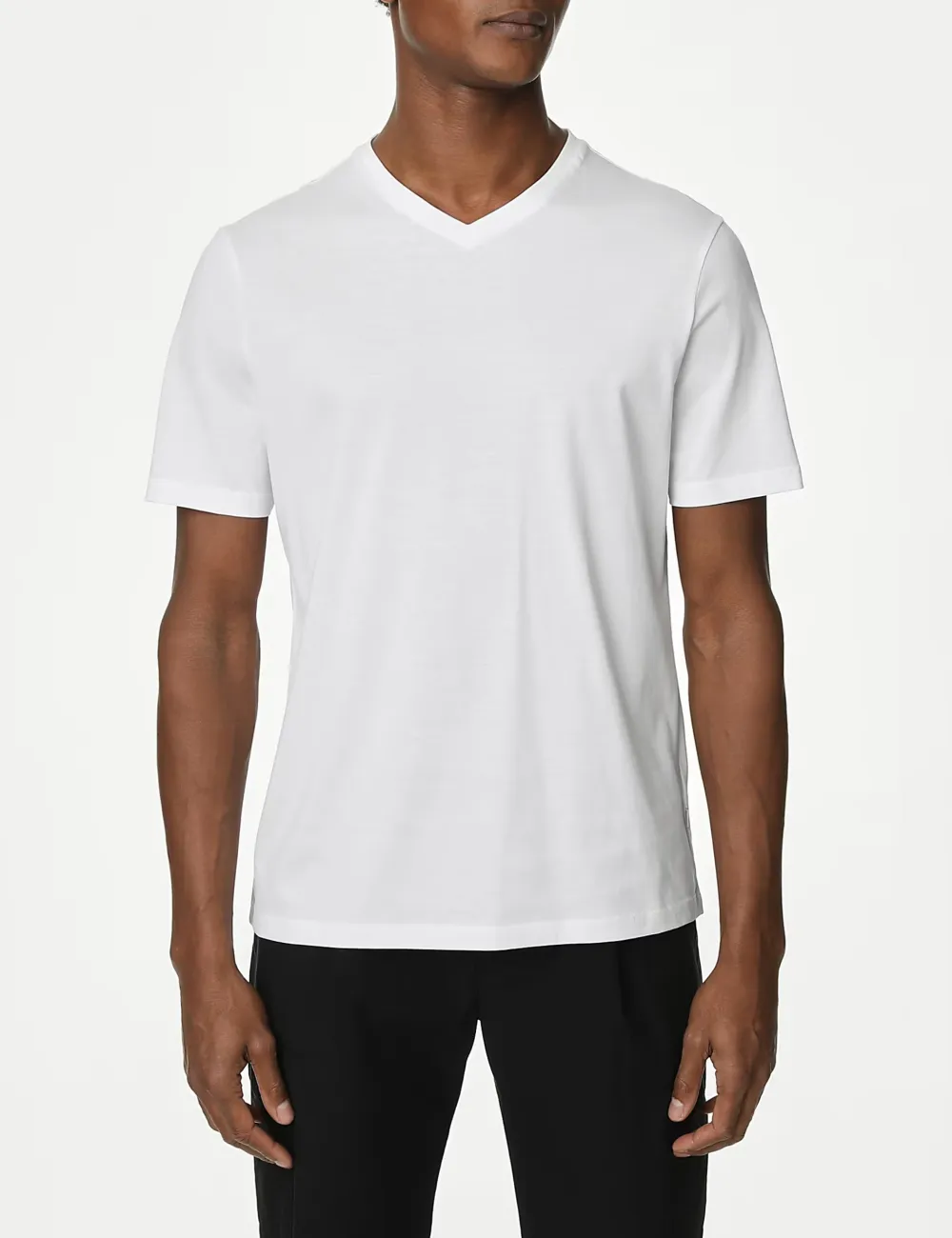 Pure Supima Cotton V-Neck T-Shirt