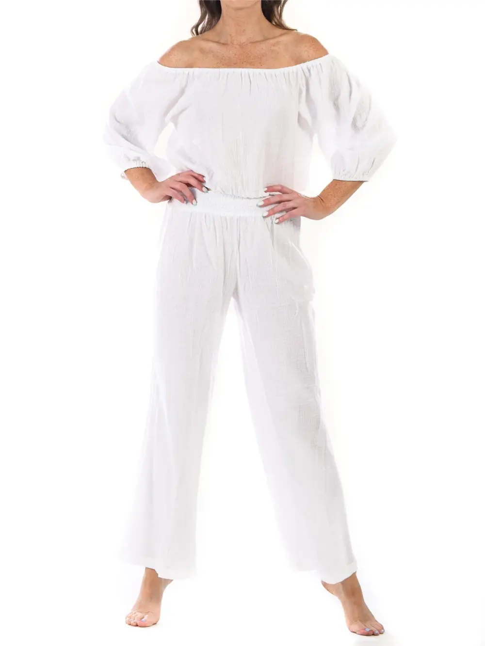 Bondi Set Pants / White