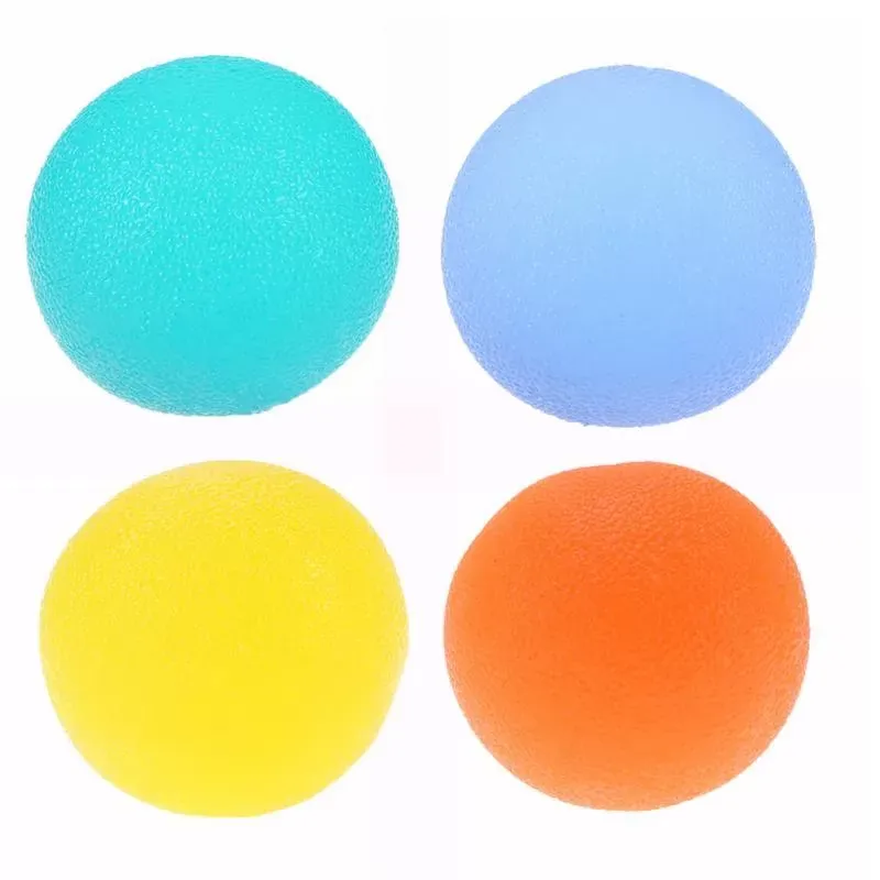 Fitness Hand Therapy Balls Exercises Squeeze Ball Home Exercise Kits Power Train Jelly Fitness Hand Grips Finger Exercise Balls