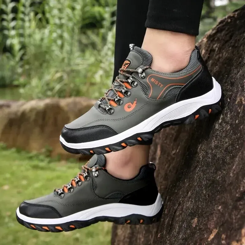 🔥Last Day Promotion 70% OFF 🎁 Men's Casual Leather Good Arch Support & Non-slip Outdoor Breathable Walking Shoes