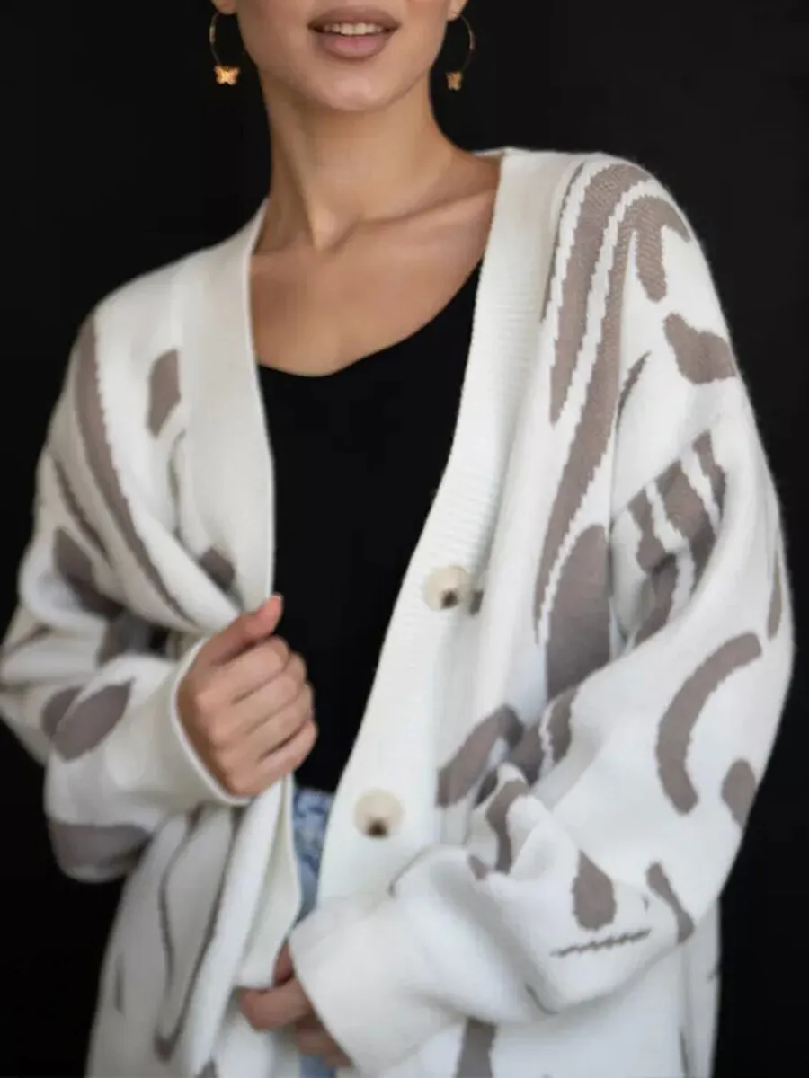 Women's Knitted Loose Cardigan