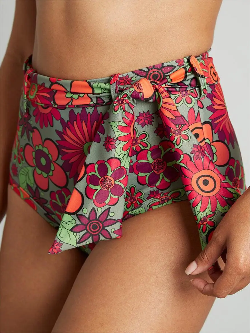 The Greta High-Waisted Bikini Bottom