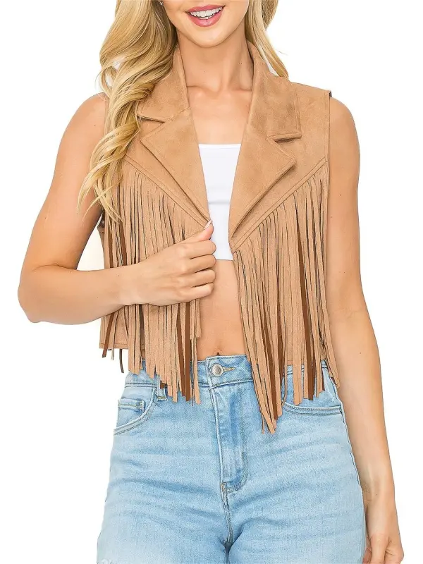 Old West Fringe Vest