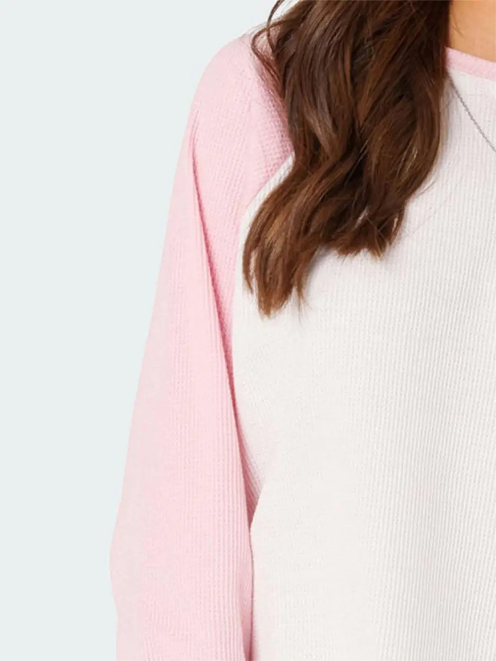 Me Time Oversize Waffle Knit Top