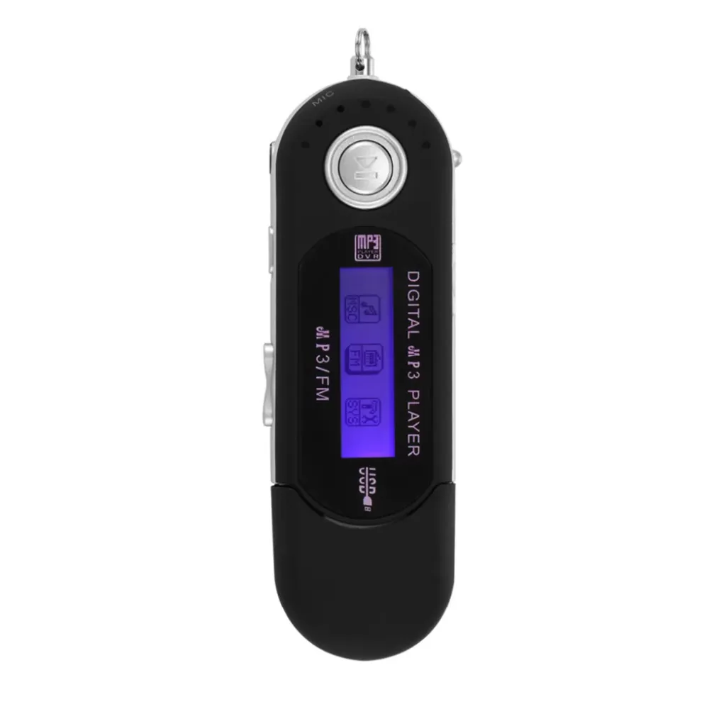 Portable Mini USB Flash LCD Digital MP3 Player Support Flash 32GB TF Card Slot Music Player FM Radio