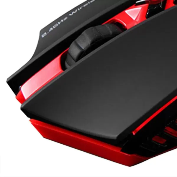 VODOOL ET X-08 2000DPI Adjustable 2.4G Wireless Professional Gaming Mouse Red 800/1200/1600/2000/2400 DPI levels Game Mouse