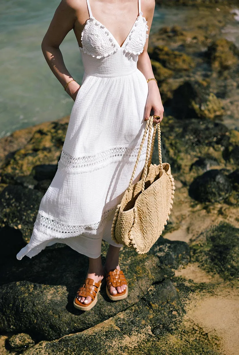 Imogene Dress - White Eyelet