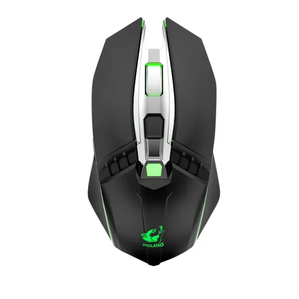 Rechargeable X5 Wireless Silent LED Backlit USB Optical Ergonomic Gaming Mouse Computer Table Ergonomic Silent For PC Laptop