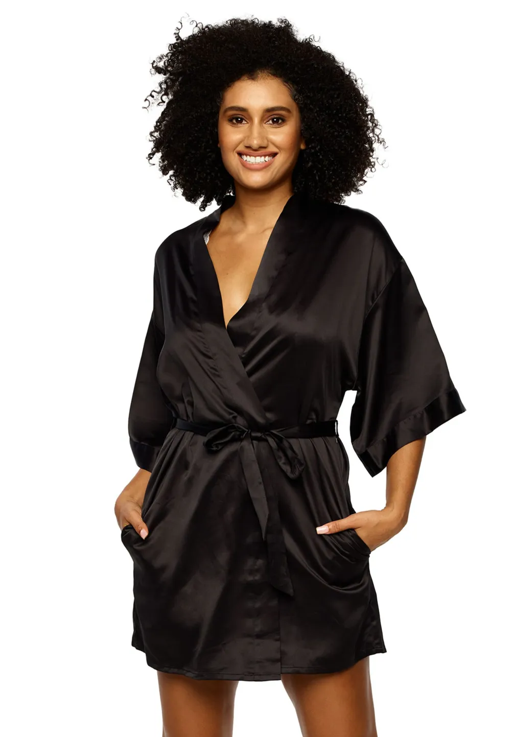 Felina Muse Satin Kimono