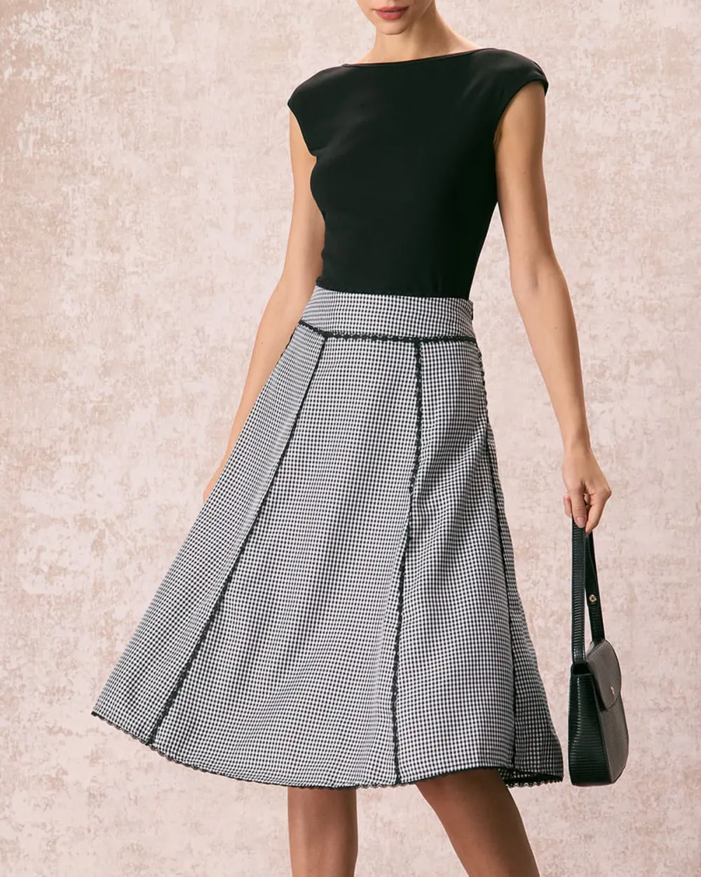 Versatile business midi skirt