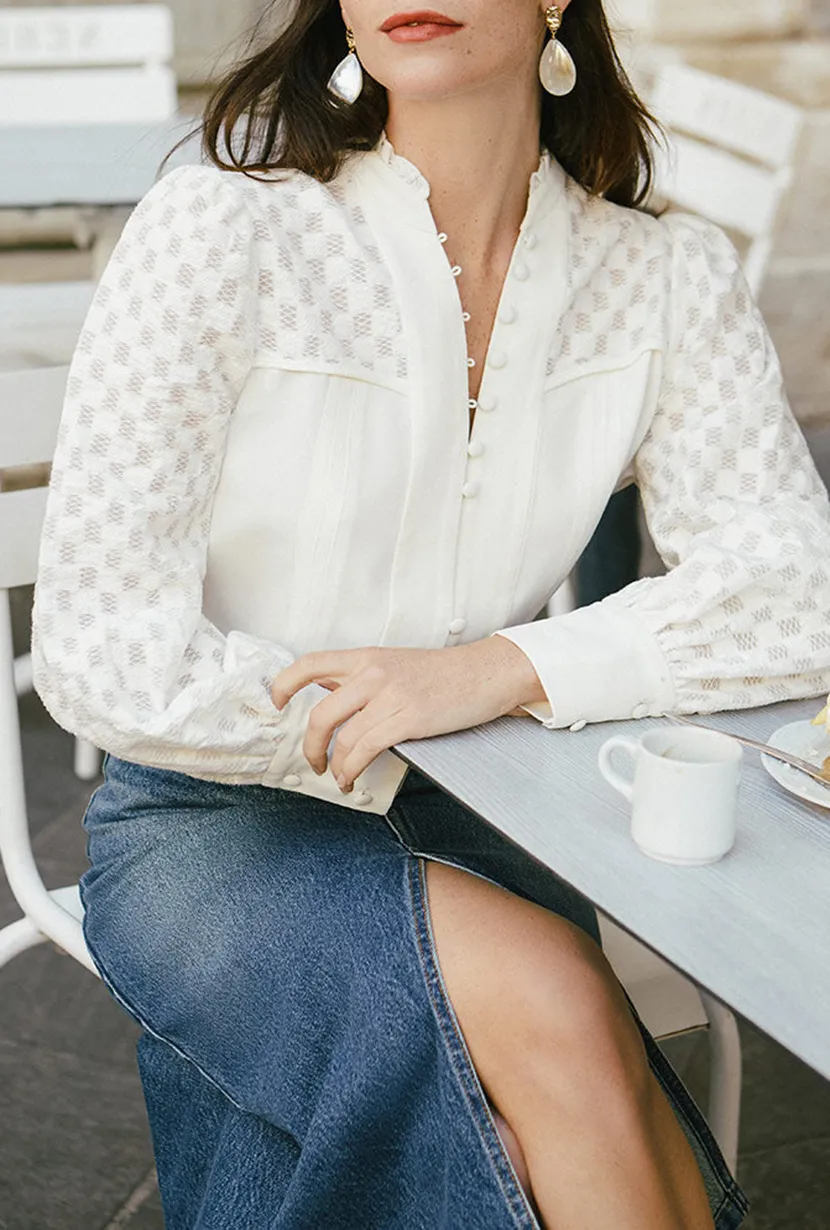 Helen Blouse - Ivory