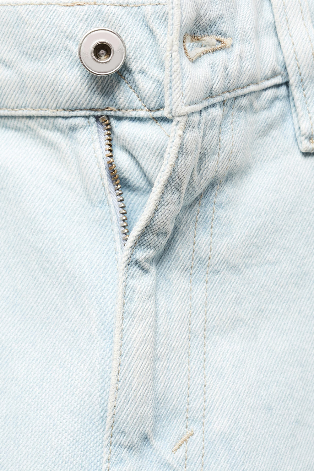 Relaxed-fit washed-effect jeans