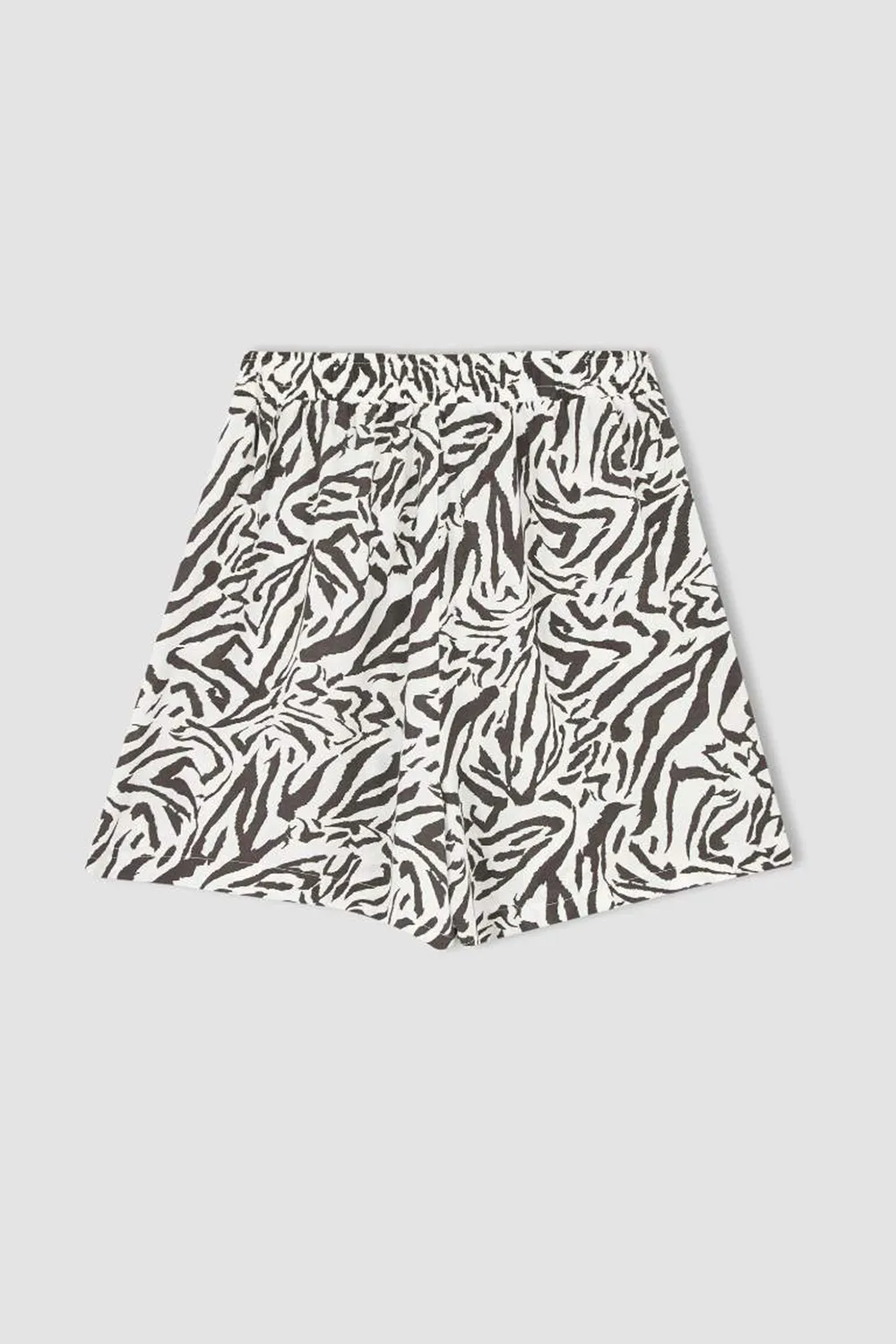 Relax Fit Viscose Printed Normal Waist Shorts