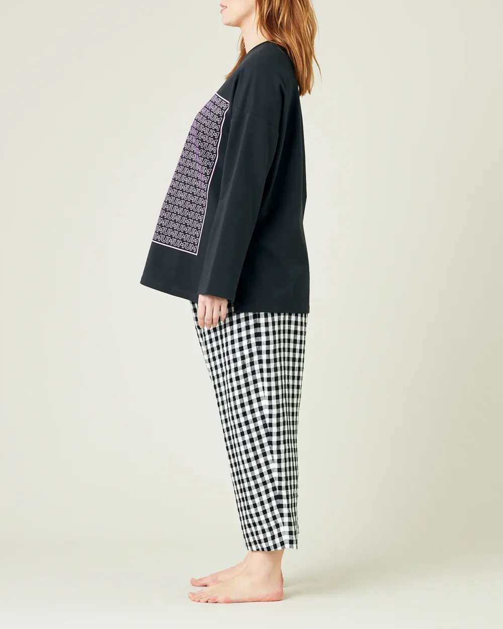 ULTIMATE PJ TROUSERS - BLACK AND WHITE GINGHAM