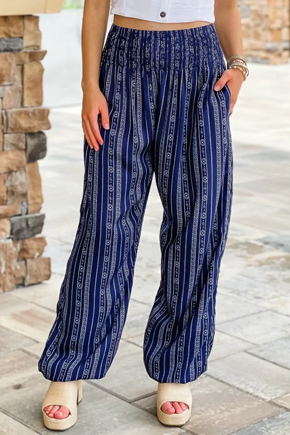 Dark blue vintage trousers