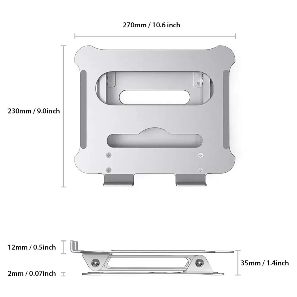 inches Computer Stand Crative Mobile Phone Aluminum Alloy Laptop Stand Height Adjustable Notebook Holder Bracket Rack