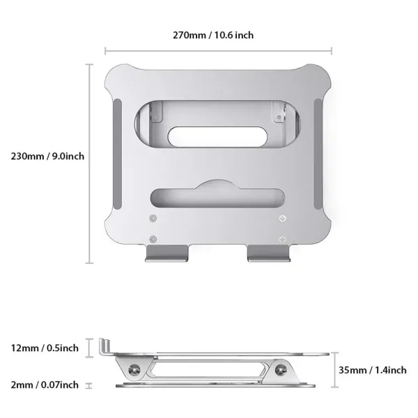 inches Computer Stand Crative Mobile Phone Aluminum Alloy Laptop Stand Height Adjustable Notebook Holder Bracket Rack