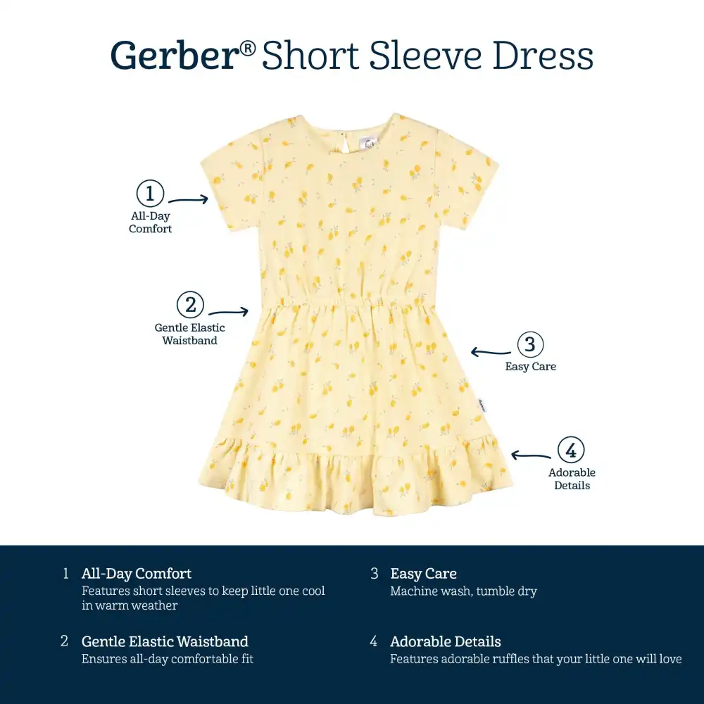 Toddler Girls Lemons Dress