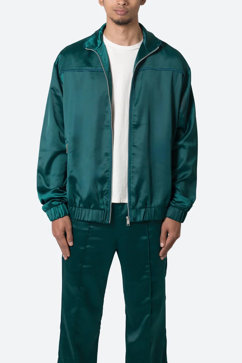 SATIN TRACK JACKET