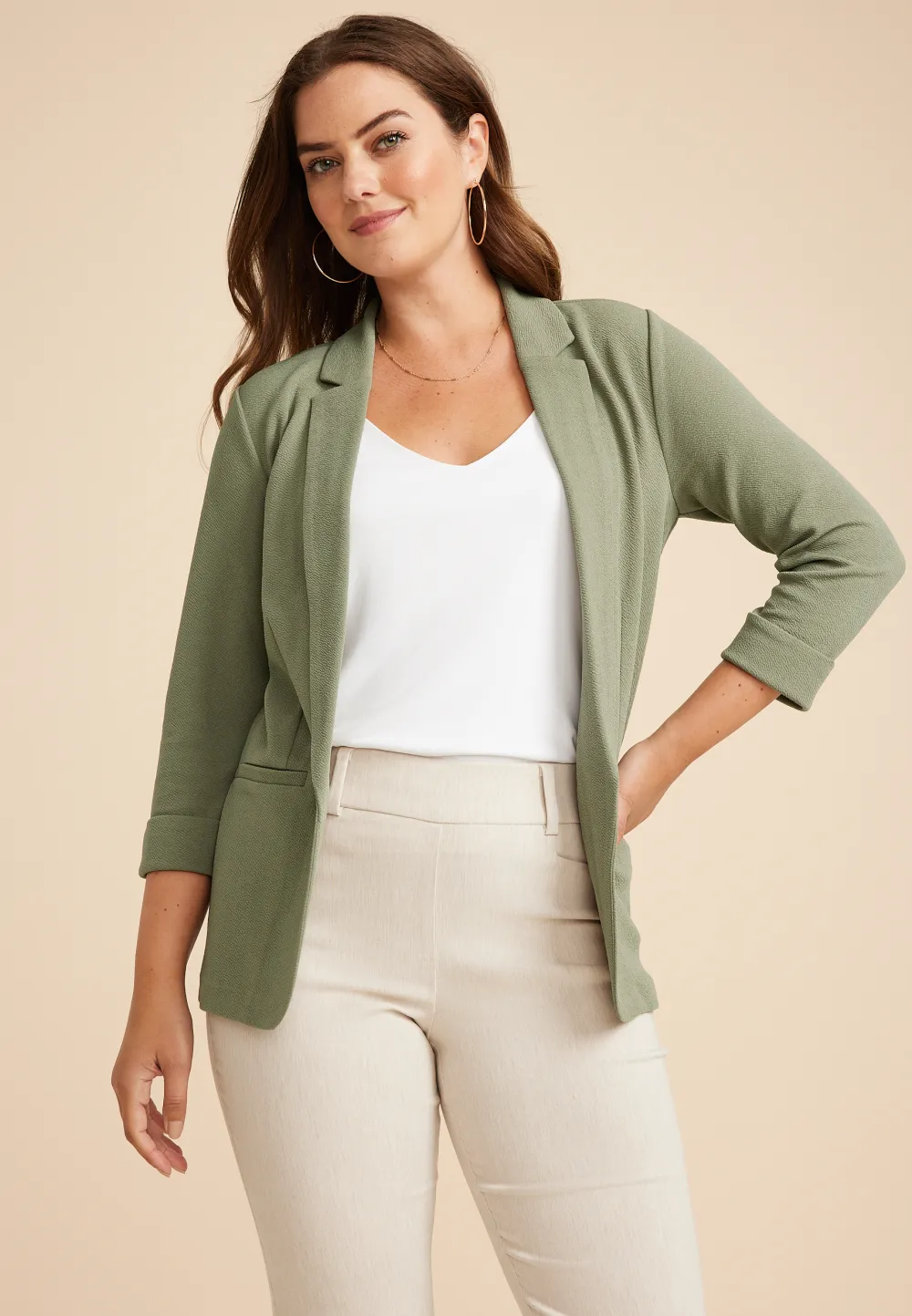 Versa Open Front Blazer