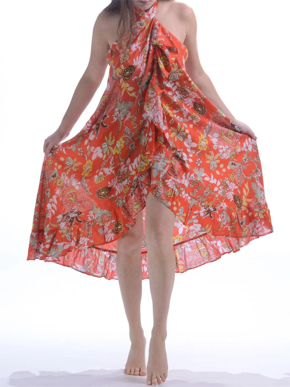 La Playa Skirt / Deep Orange