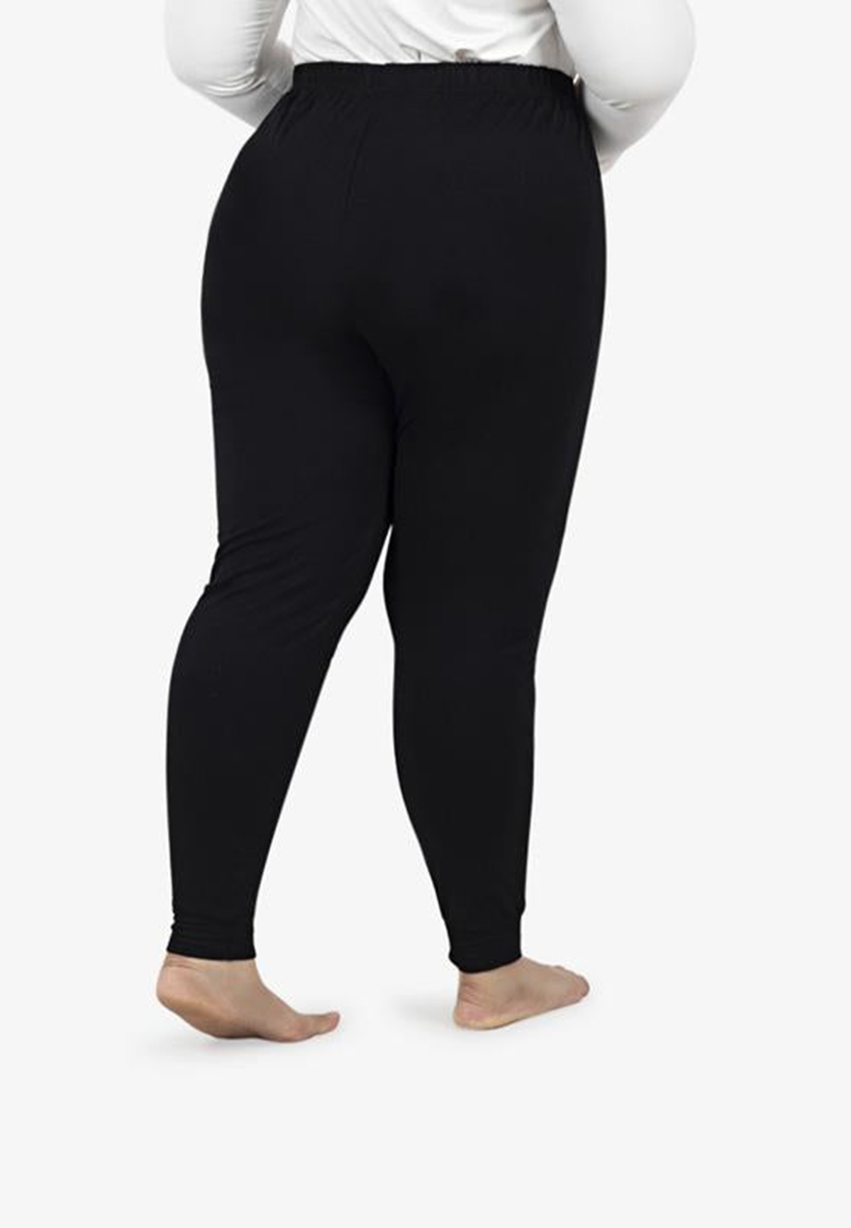 Relaxed Tapered Leggings - Black