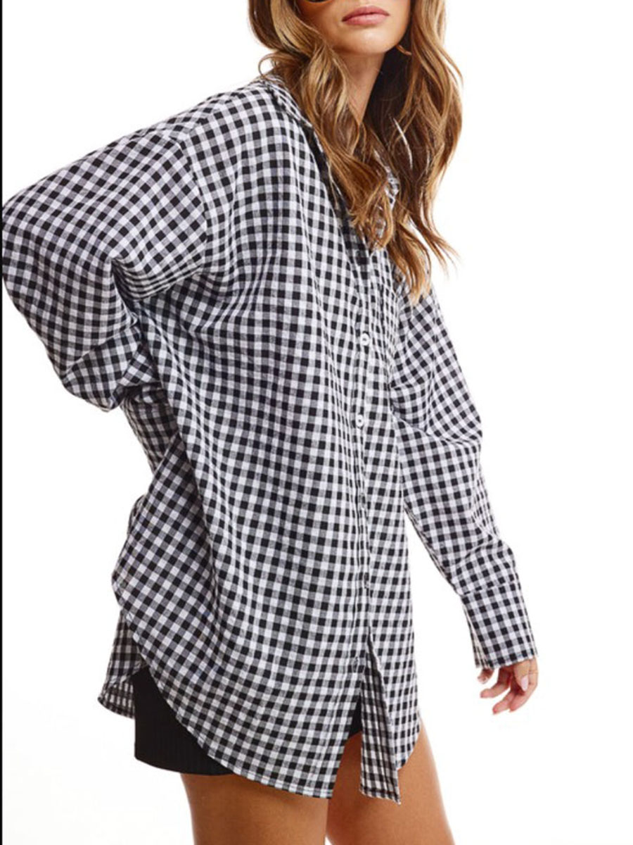 Gingham Oversized Shirt