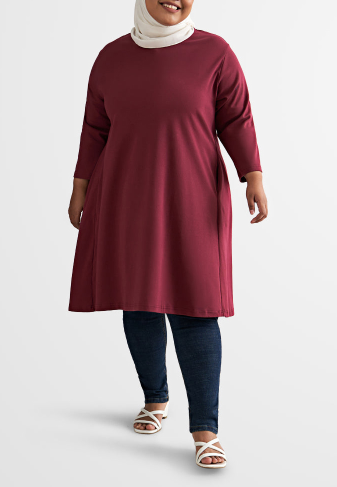 Crew Neck Comfortable Dress