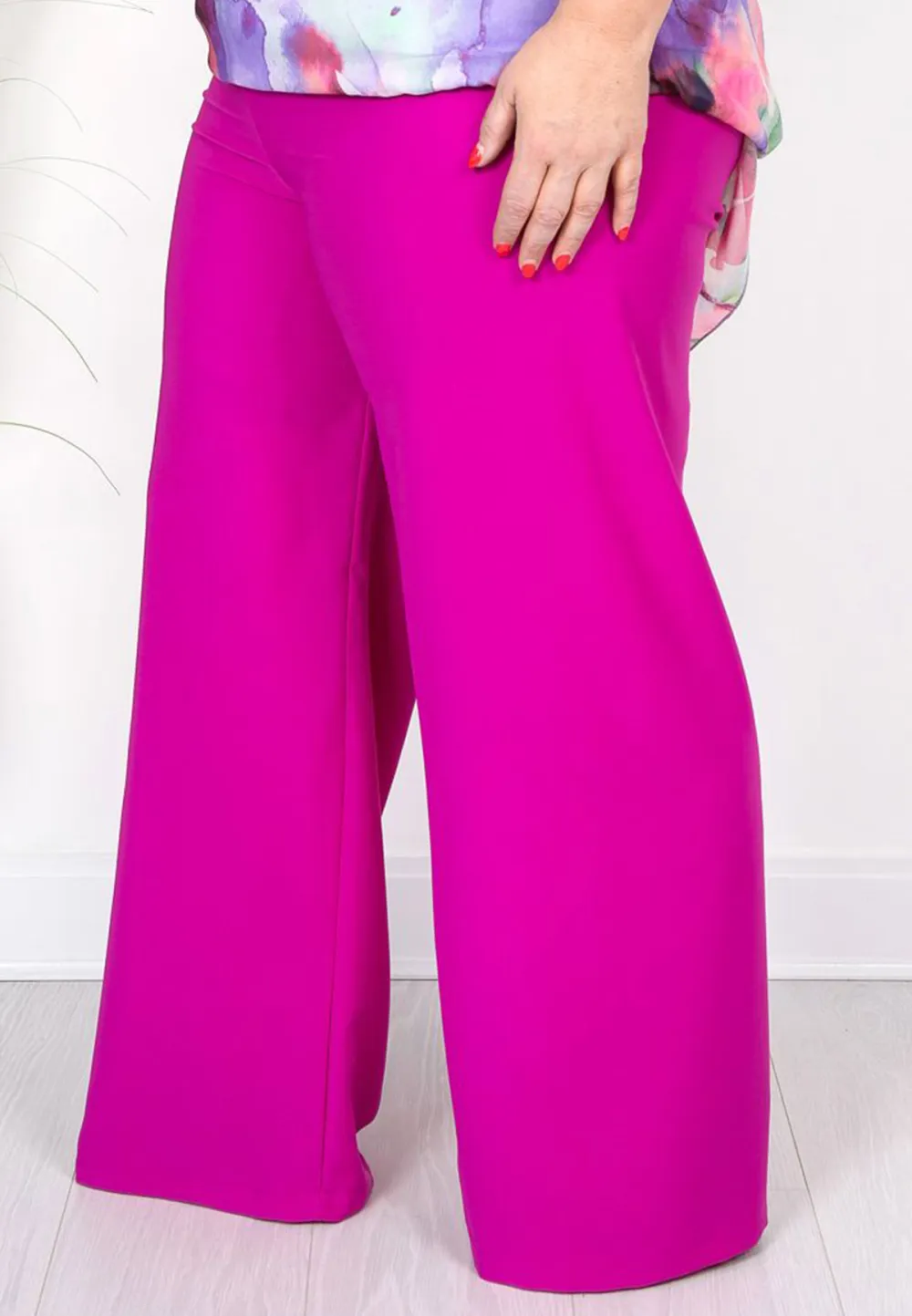 Pink Tailored Trousers