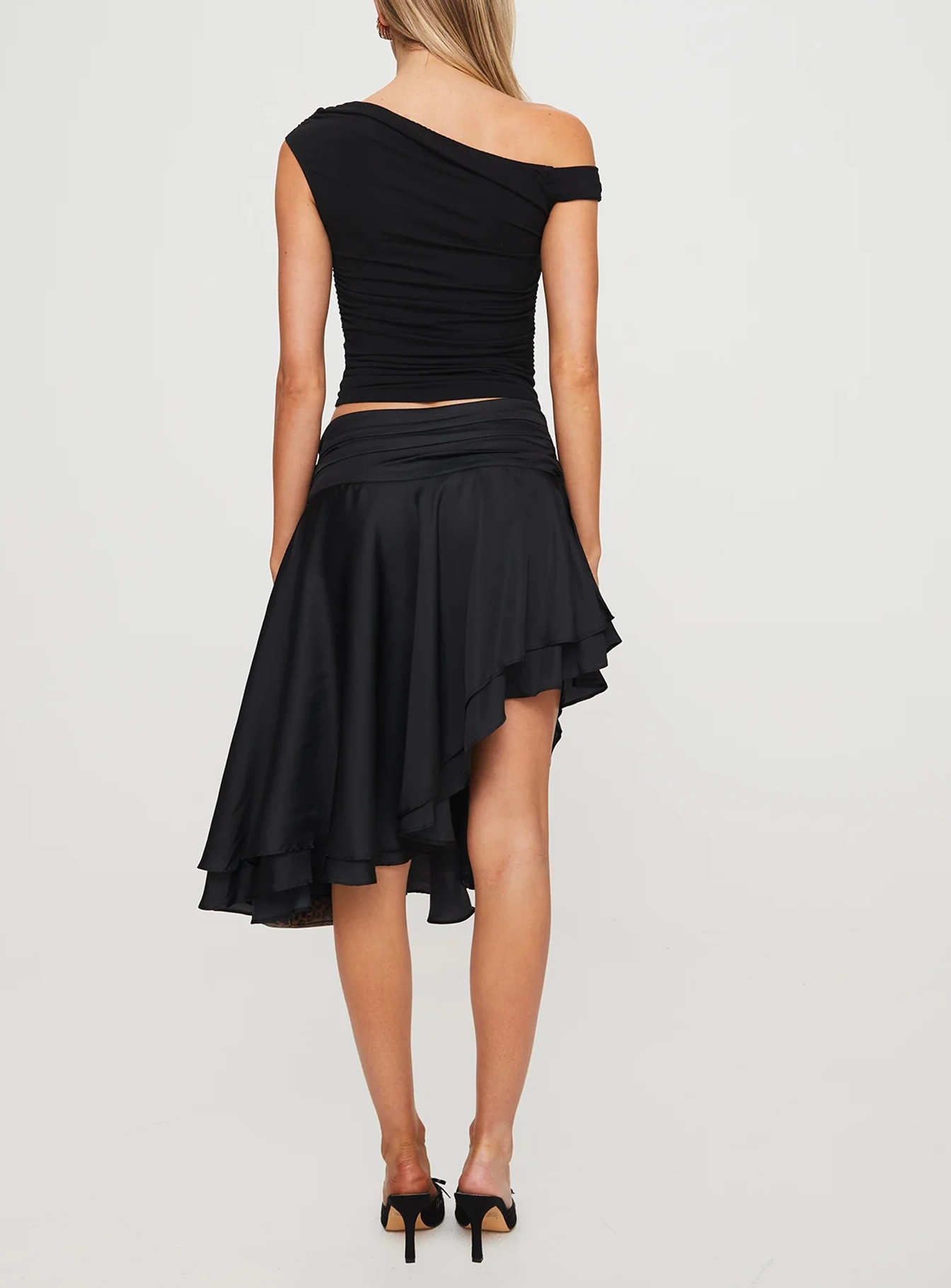 Legacy Midi Skirt Onyx