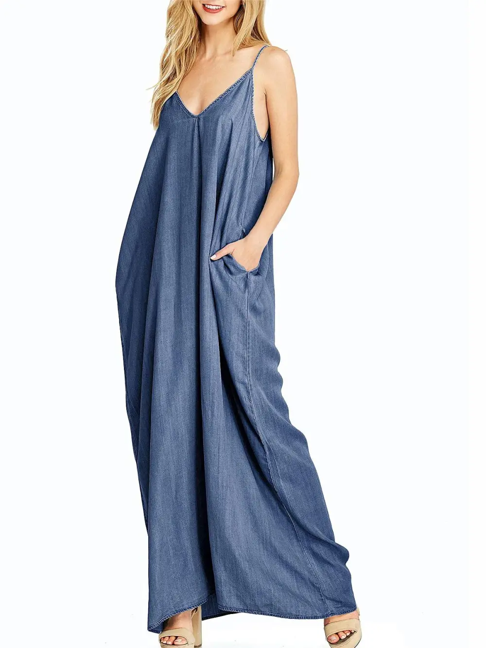 Spellbound Chambray Maxi Dress