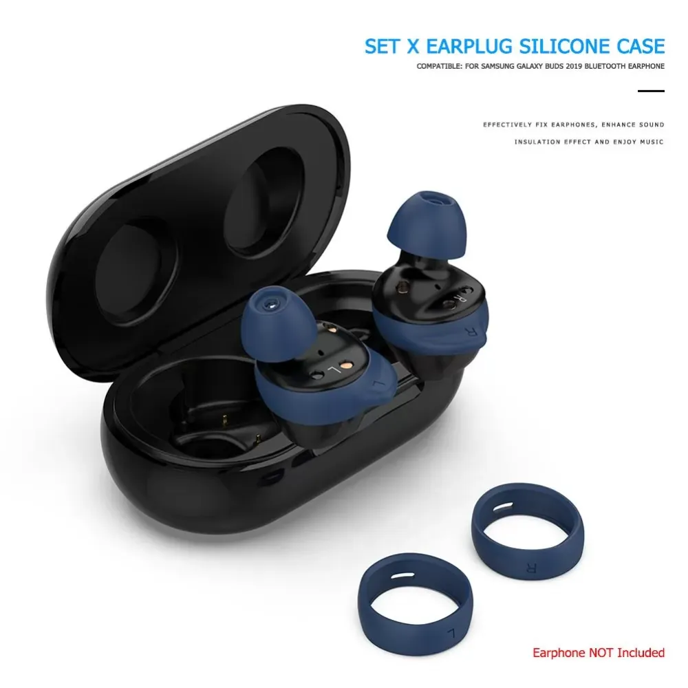 Silicone Skin Cover Earplug Protective Case for Sasung Galaxy Buds Soft and Comfortable Wireless Blutoth Headset Earphone