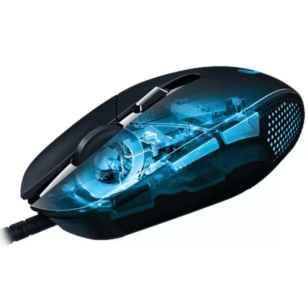 G302 MOBA Gaming Wired Optical 4000dpi led Lights Tuned for professional gaming mouse.Hollow, breathing lamp