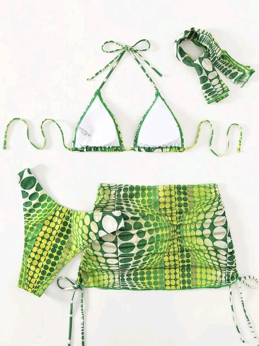 Sexy Printed Two Piece Bikini Set