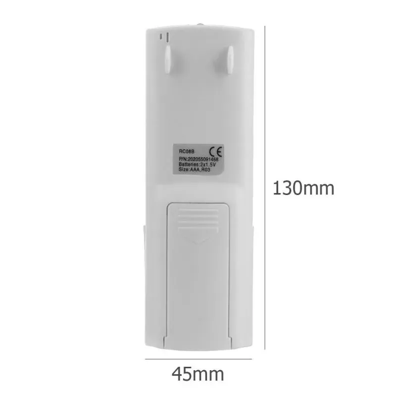 New Remote Control for Airwell Electra Gree RC08A/RC08B for Airwell Replaced Plastic Air Conditioning Conditioner Remote Control