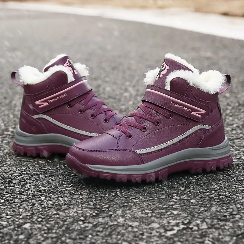 Cilool Non-slip Beef Tendon Bottom Couples Winter Sports Shoes