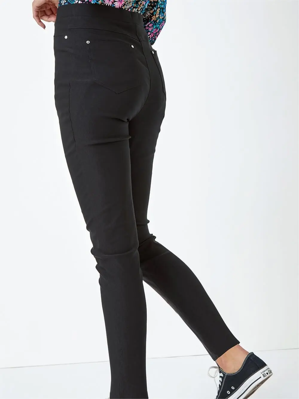 Black bodycon leggings