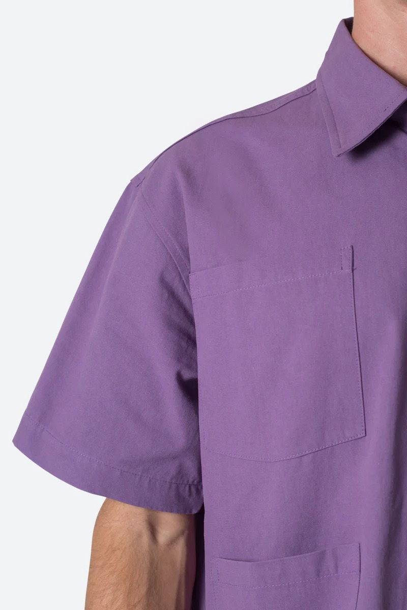 COLLARED CARGO S/S SHIRT