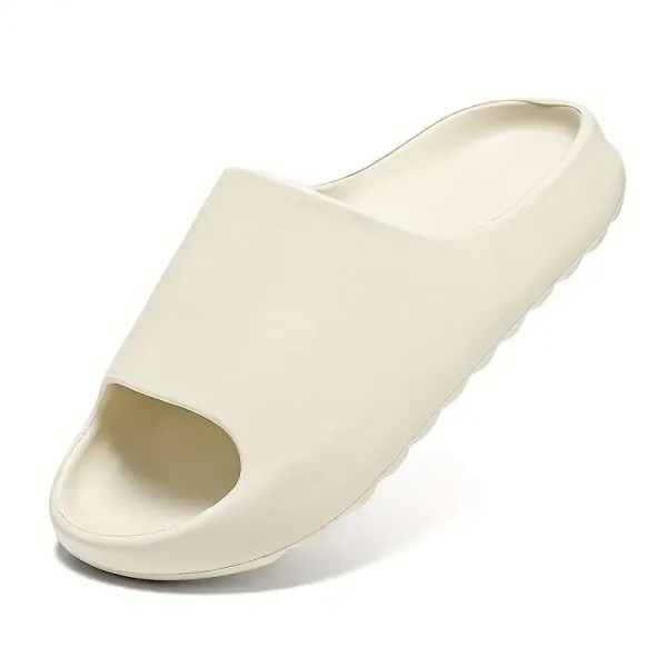 Men's Cloud Comfort Slides: Non-Slip, Open-Toe EVA Slip-On Sandals for Versatile Indoor-Outdoor Use