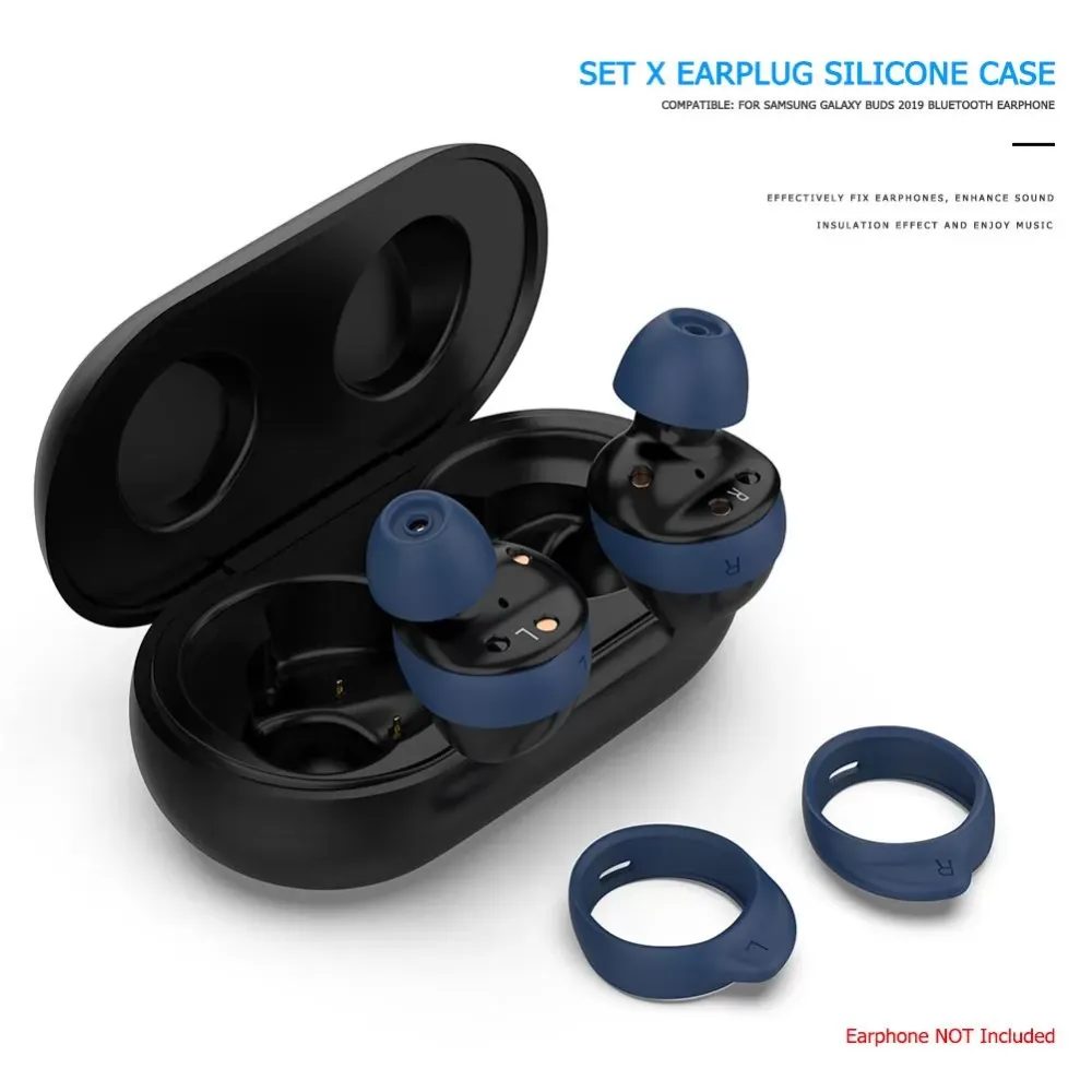 Silicone Skin Cover Earplug Protective Case for Sasung Galaxy Buds Soft and Comfortable Wireless Blutoth Headset Earphone