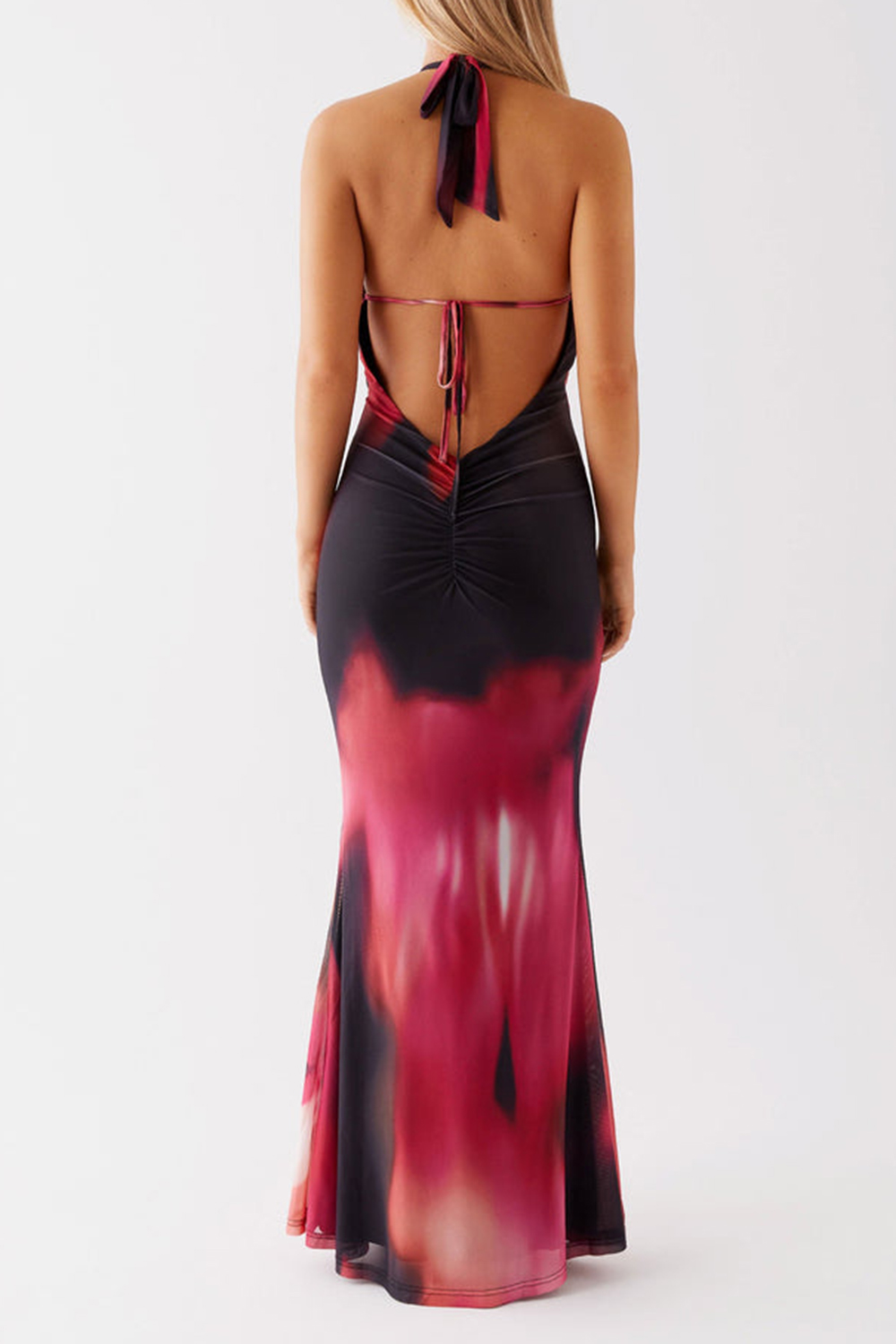 Rheanna Maxi Dress - Pink Print