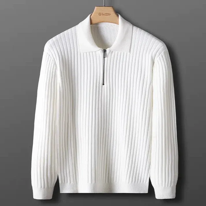 Knit Polo Sweater