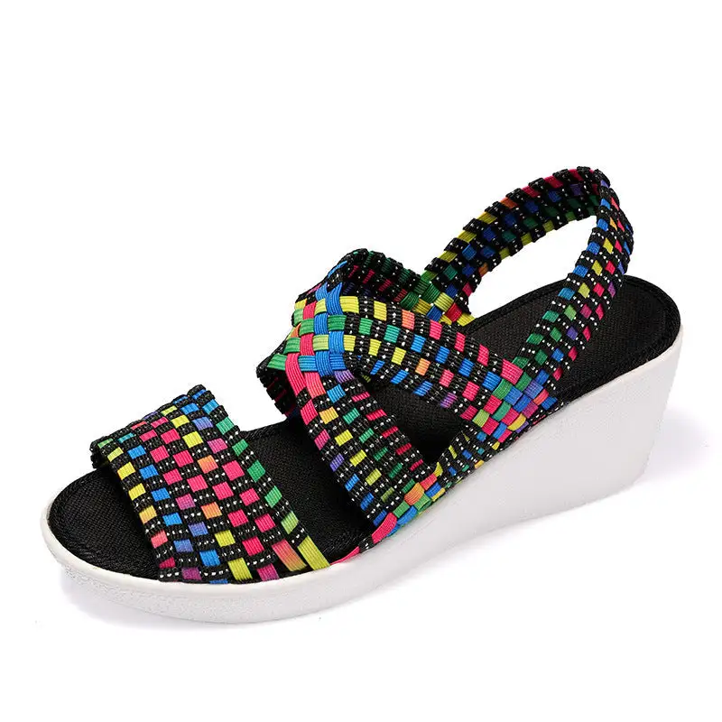 Cilool Wedge Platform Breathable Sandals