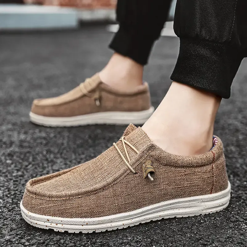 Mens Slip-On Loafers - Fashionable & Breathable, Non-Slip Sneakers - Ideal for Outdoor Wear