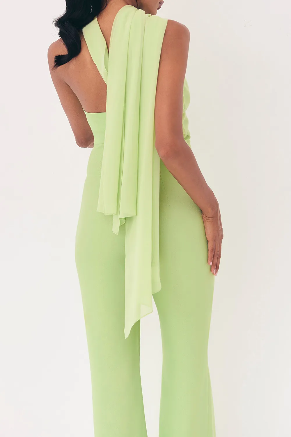 Solid Color with Tulle Romeo Jumpsuit