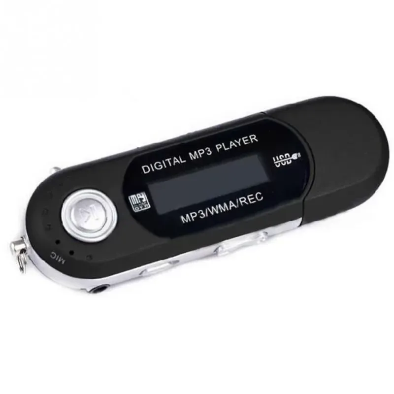 Portable Mini USB Flash LCD Digital MP3 Player Support Flash 32GB TF Card Slot Music Player FM Radio