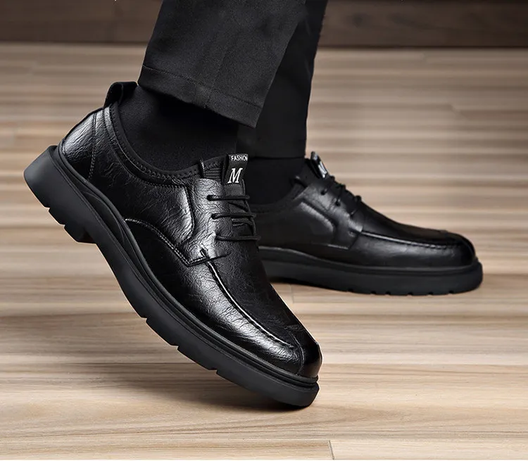 Men's Casual Hand Stitching Leather Arch Support Shoes（Buy 2 For Free Shipping）