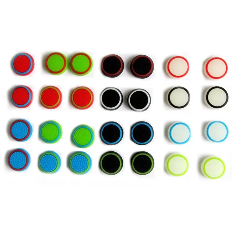 Joystick Cap Thumb Bar For PS3 PS4 XBOX ONE 360 Luminous Rocker Cap Luminous Mushroom Head Two-color Handle Silicone Cap