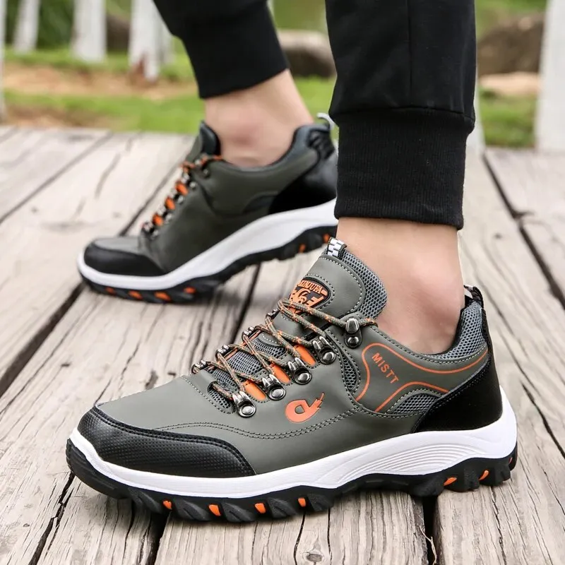 🔥Last Day Promotion 70% OFF 🎁 Men's Casual Leather Good Arch Support & Non-slip Outdoor Breathable Walking Shoes