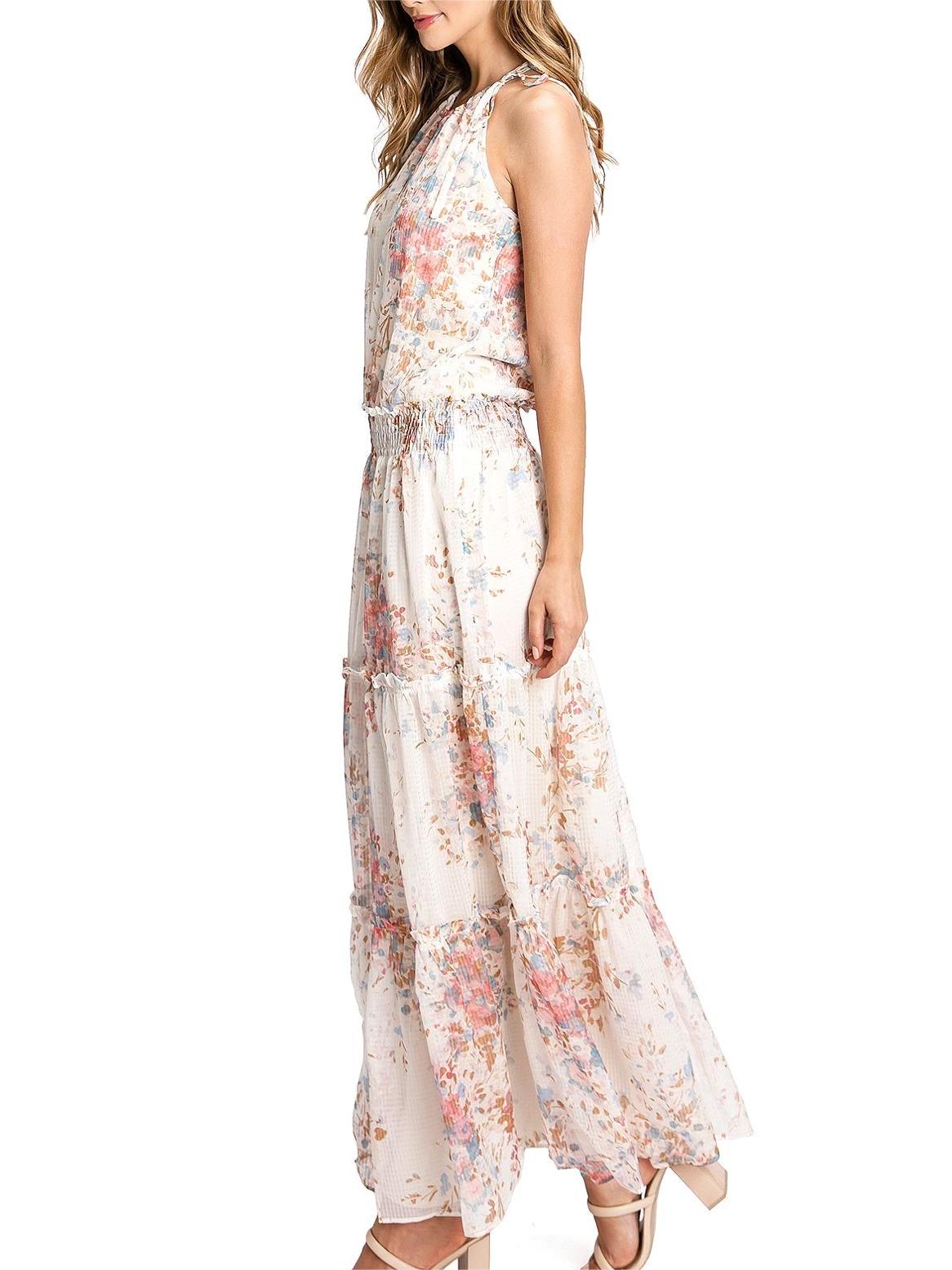 Floral Tranquility Maxi Dress